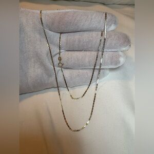 10K Italian Gold Gucci Link Chain – 20”, 1.2mm